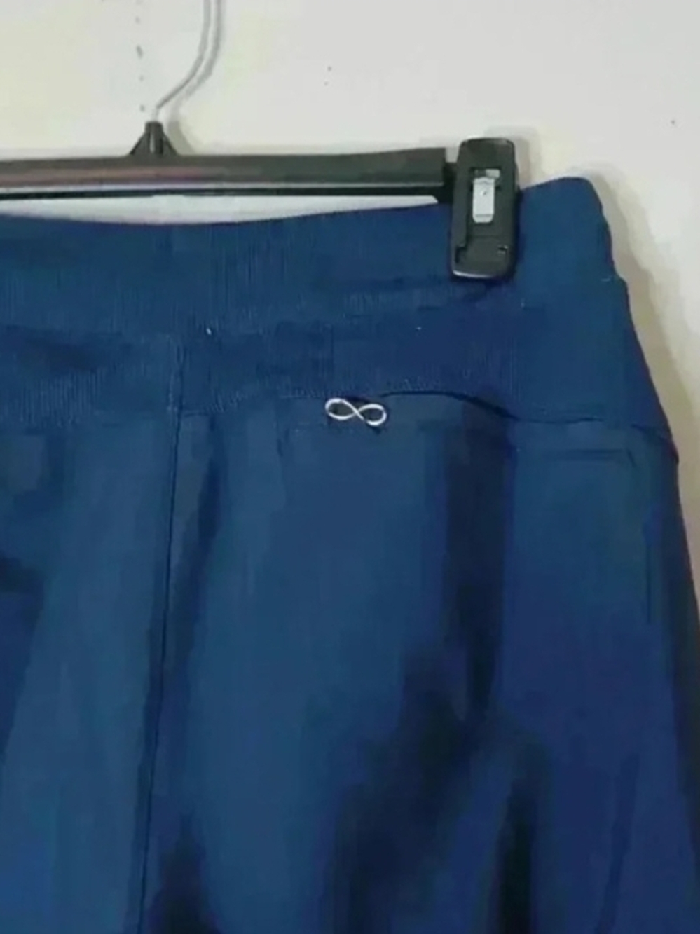 Infinity Raine Navy Straight-Leg Scrub Pants - Picture 9 of 14